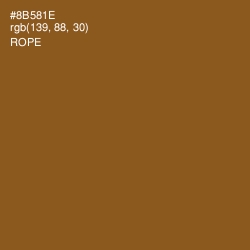 #8B581E - Rope Color Image