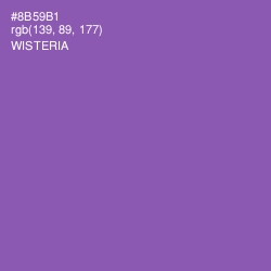 #8B59B1 - Wisteria Color Image