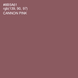 #8B5A61 - Cannon Pink Color Image