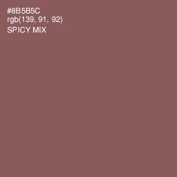 #8B5B5C - Spicy Mix Color Image