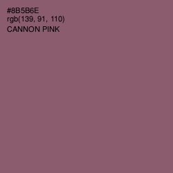 #8B5B6E - Cannon Pink Color Image