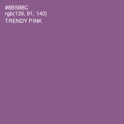 #8B5B8C - Trendy Pink Color Image