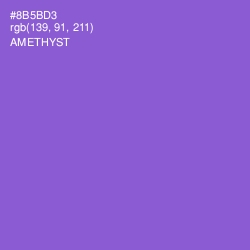#8B5BD3 - Amethyst Color Image
