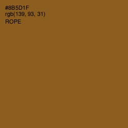 #8B5D1F - Rope Color Image