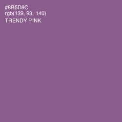 #8B5D8C - Trendy Pink Color Image