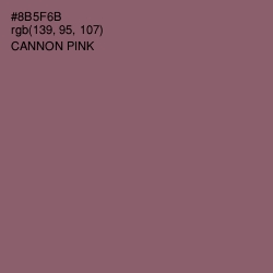 #8B5F6B - Cannon Pink Color Image