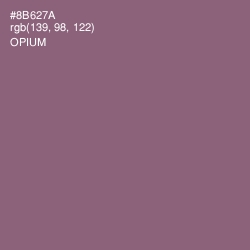 #8B627A - Opium Color Image