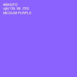 #8B62FD - Medium Purple Color Image