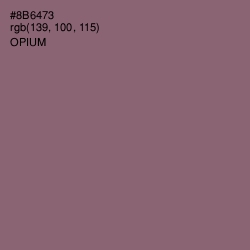 #8B6473 - Opium Color Image