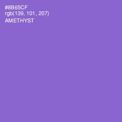 #8B65CF - Amethyst Color Image