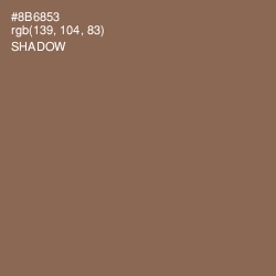 #8B6853 - Shadow Color Image