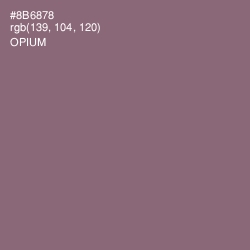 #8B6878 - Opium Color Image