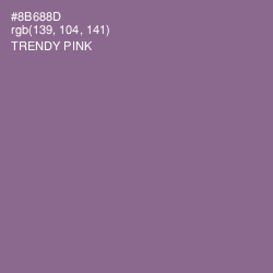 #8B688D - Trendy Pink Color Image