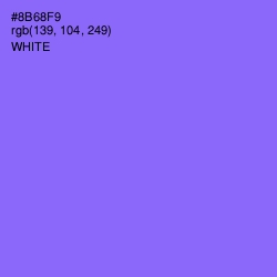 #8B68F9 - Medium Purple Color Image