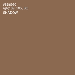 #8B6950 - Shadow Color Image