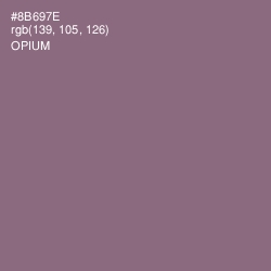 #8B697E - Opium Color Image