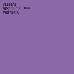 #8B69A9 - Wisteria Color Image
