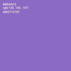 #8B6AC5 - Amethyst Color Image