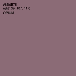 #8B6B75 - Opium Color Image