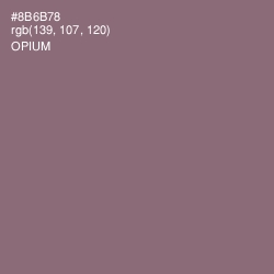 #8B6B78 - Opium Color Image