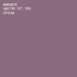 #8B6B7E - Opium Color Image