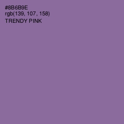 #8B6B9E - Trendy Pink Color Image