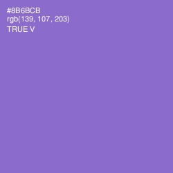 #8B6BCB - True V Color Image