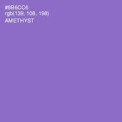 #8B6CC6 - Amethyst Color Image