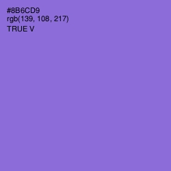 #8B6CD9 - True V Color Image