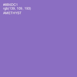 #8B6DC1 - Amethyst Color Image