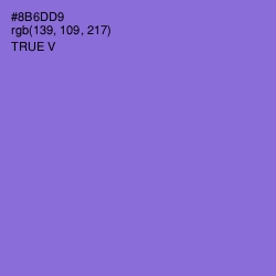 #8B6DD9 - True V Color Image