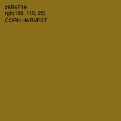 #8B6E19 - Corn Harvest Color Image