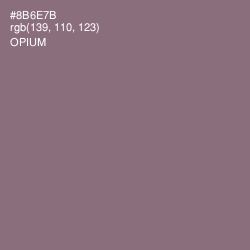 #8B6E7B - Opium Color Image
