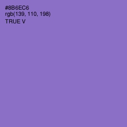 #8B6EC6 - True V Color Image