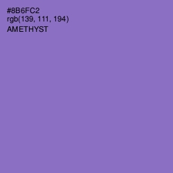 #8B6FC2 - Amethyst Color Image