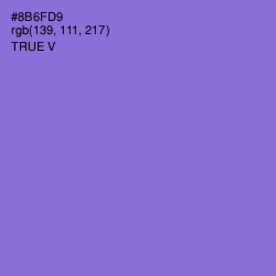 #8B6FD9 - True V Color Image