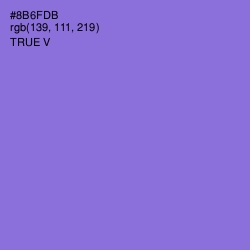 #8B6FDB - True V Color Image