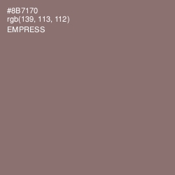 #8B7170 - Empress Color Image