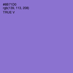 #8B71D0 - True V Color Image
