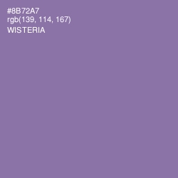 #8B72A7 - Wisteria Color Image