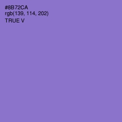 #8B72CA - True V Color Image