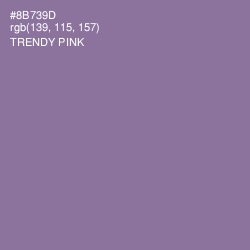 #8B739D - Trendy Pink Color Image