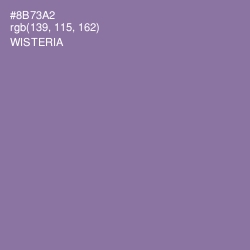 #8B73A2 - Wisteria Color Image