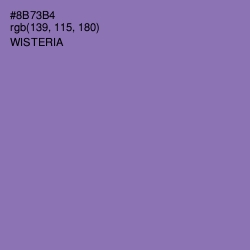 #8B73B4 - Wisteria Color Image