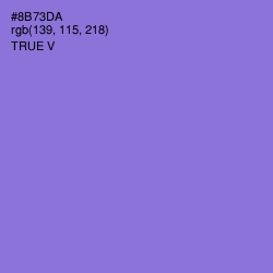 #8B73DA - True V Color Image