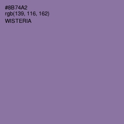 #8B74A2 - Wisteria Color Image