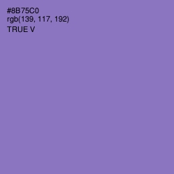 #8B75C0 - True V Color Image