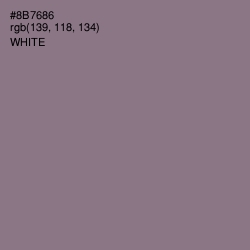 #8B7686 - Mountbatten Pink Color Image