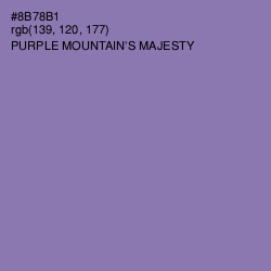 #8B78B1 - Purple Mountain's Majesty Color Image