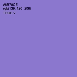 #8B78CE - True V Color Image